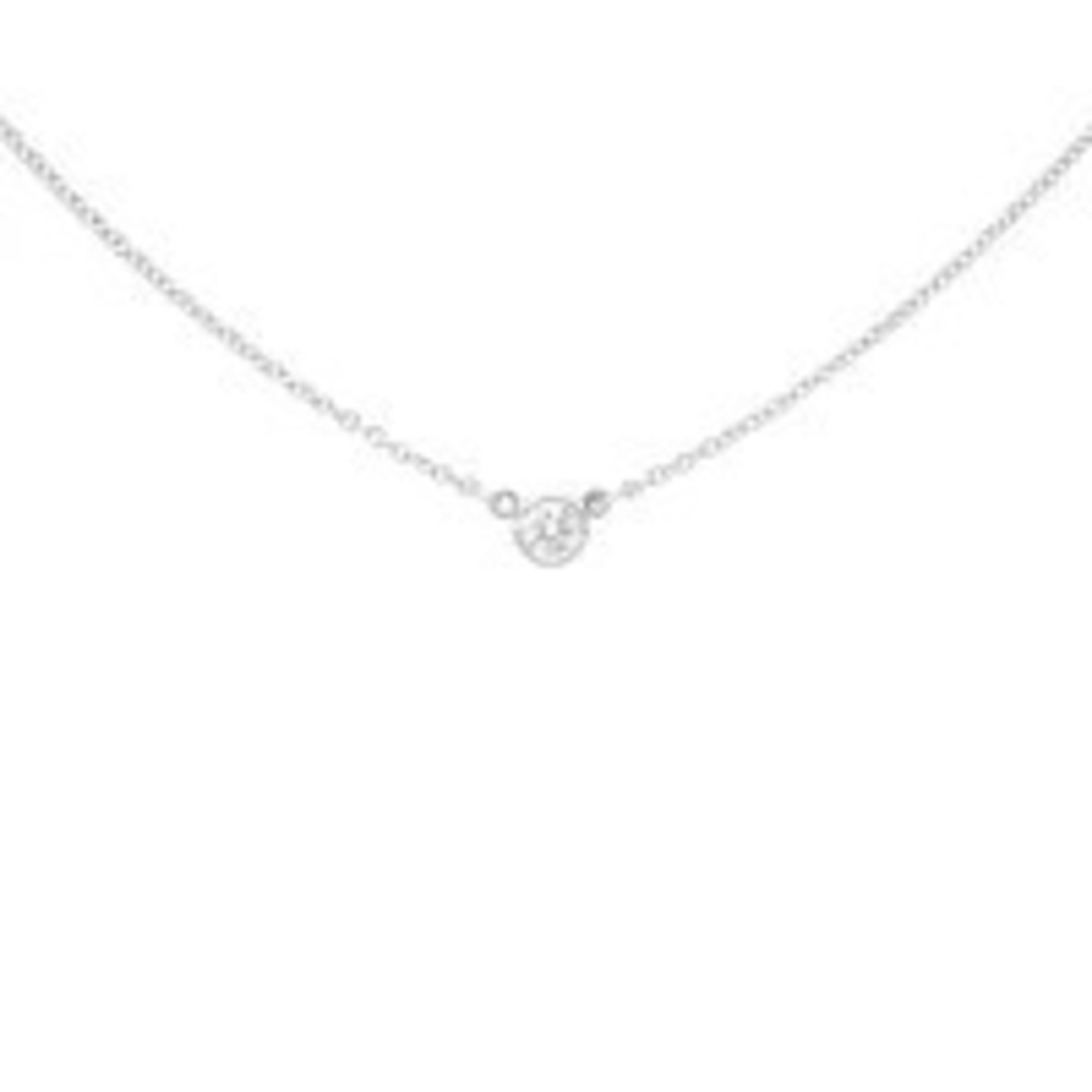 Tiffany Co Elsa Peretti Diamonds By The Yard Necklace Sterling Silver